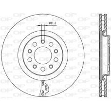 BDR2562.20 OPEN PARTS Гальмівний диск
