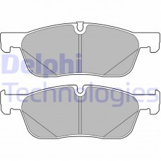 LP3166 DELPHI Комплект гальмівних колодок дисковий гальм