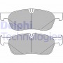 LP3166 DELPHI Комплект гальмівних колодок дисковий гальм