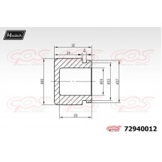 72940012 MAXTECH Поршень корпус скоби гальма