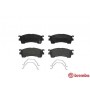 P 49 023 BREMBO Комплект гальмівних колодок дисковий гальм
