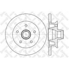 6020-4727-SX STELLOX Гальмівний диск