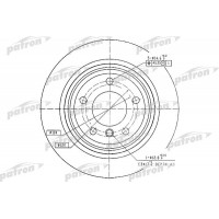 PBD2783 PATRON Гальмівний диск