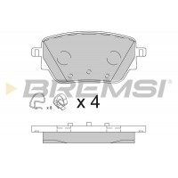BP3855 BREMSI Комплект гальмівних колодок дисковий гальм