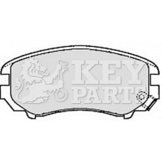 KBP1884 KEY PARTS Комплект гальмівних колодок дисковий гальм