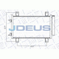 M-7110191 JDEUS Конденсатор кондиціонера