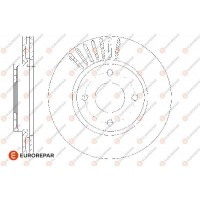1667852980 EUROREPAR Гальмівний диск