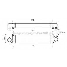 AUA4219 AVA QUALITY COOLING Интеркулер