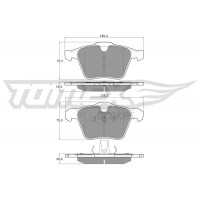 TX 16-64 TOMEX Brakes Комплект гальмівних колодок дисковий гальм