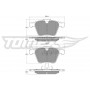 TX 16-64 TOMEX Brakes Комплект гальмівних колодок дисковий гальм