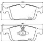 PA-0335AF JAPANPARTS Комплект гальмівних колодок дисковий гальм