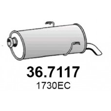 36.7117 ASSO Глушник вихлопних газів кінцевий