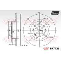 877235 MAXTECH Гальмівний диск