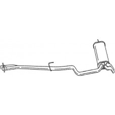 288-119 BOSAL Глушник вихлопних газів кінцевий