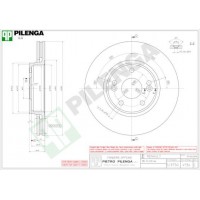 V134 PILENGA Гальмівний диск