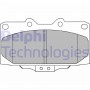 LP1020 DELPHI Комплект гальмівних колодок дисковий гальм