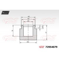 72954079 MAXTECH Поршень корпус скоби гальма