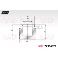 72954079 MAXTECH Поршень корпус скоби гальма