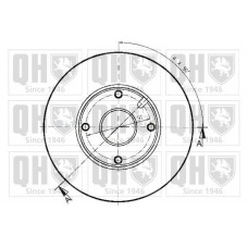 BDC3850 QUINTON HAZELL Гальмівний диск