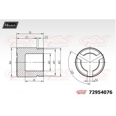 72954076 MAXTECH Поршень корпус скоби гальма