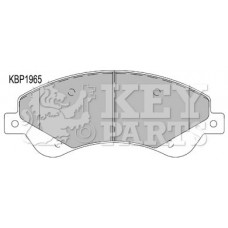 KBP1965 KEY PARTS Комплект гальмівних колодок дисковий гальм