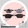 23723.980.1 ZIMMERMANN Комплект гальмівних колодок дисковий гальм