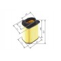 F 026 400 480 BOSCH Повітряний фільтр