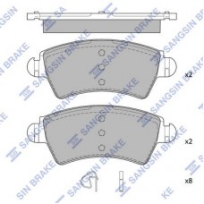 SP4035 Hi-Q Комплект гальмівних колодок дисковий гальм
