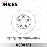 K000381 MILES Гальмівний диск