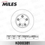 K000381 MILES Гальмівний диск