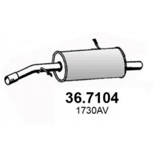 36.7104 ASSO Глушник вихлопних газів кінцевий