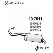 10.7011 ASSO Глушник вихлопних газів кінцевий