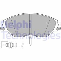 LP3389 DELPHI Комплект гальмівних колодок дисковий гальм