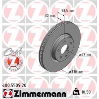 400.5509.20 ZIMMERMANN Гальмівний диск