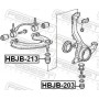 HBJB-213 FEBEST ремонтний комплект несучі напрямні шарніри