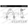 273C0263 RIDEX Ричаг незалежної підвіски колеса, подвеска колеса