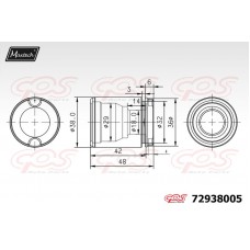 72938005 MAXTECH Поршень корпус скоби гальма