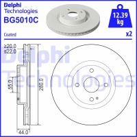 BG5010C DELPHI Гальмівний диск