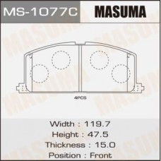 MS-1077 MASUMA Комплект гальмівних колодок