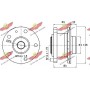 01.97714 AUTOKIT Комплект підшипника ступиці колеса