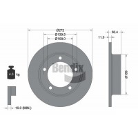 BDS1974 BENDIX Braking Гальмівний диск
