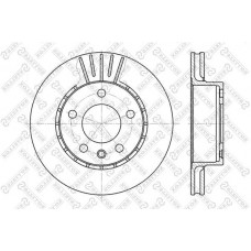 6020-3611V-SX STELLOX Гальмівний диск