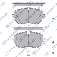 SP4241 Hi-Q Комплект гальмівних колодок дисковий гальм
