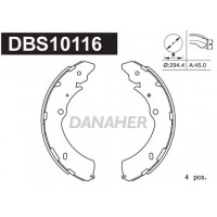 DBS10116 DANAHER Комплект гальмівних колодок