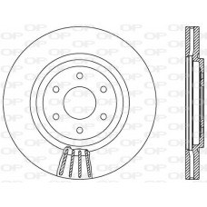 BDR2549.20 OPEN PARTS Гальмівний диск
