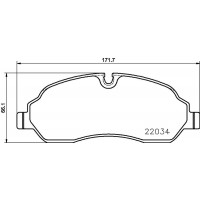 FK20239 KAISHIN Комплект гальмівних колодок дисковий гальм