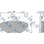 FO 468981 FOMAR Friction Комплект гальмівних колодок дисковий гальм
