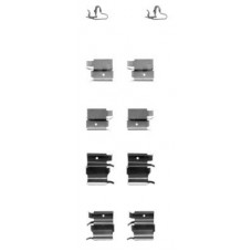 8DZ 355 203-861 HELLA Комплектуючі колодки дискового гальма