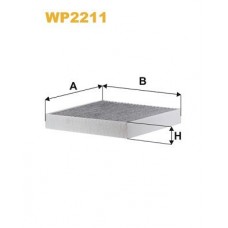 WP2211 WIX FILTERS Фільтр повітря у внутрішньому просторі