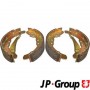 1163900810 JP GROUP Комплект гальмівних колодок